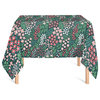 Floral Pattern 58x58 Tablecloth