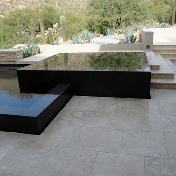 Desert foothills contemporary pool