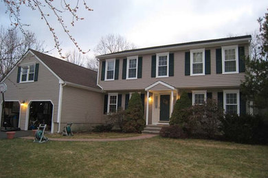 Traditional exterior home idea in New York