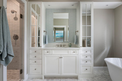 Bathroom - transitional bathroom idea in Boston