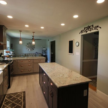 Gray and Copper Kitchen Remodel