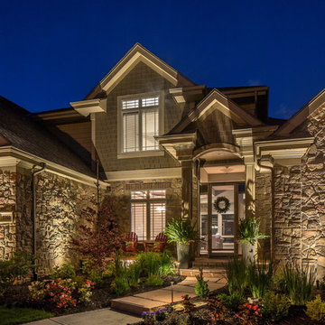 Front Entrance Lighting - Omaha, Nebraska