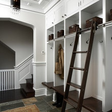Mudroom rail and ladder