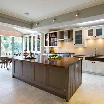 Painted Kitchen with a Twist, Barnes SW13
