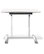 Stand Up Desk, Height Adjustable & Mobile, White