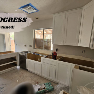 White Beveled Shaker: In Progress!
