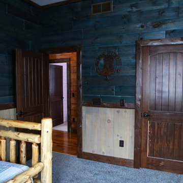 interior pictures of log paneling, and log siding