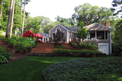 This is an example of a modern landscaping in Boston.