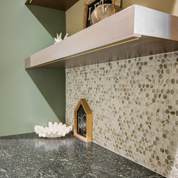 Collected Kitchen Remodel with Custom Seating + Layered Details