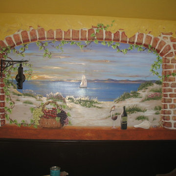 foyer floor and walls