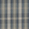 Blue Green And Ivory Large Plaid Country Tweed Upholstery Fabric By The Yard