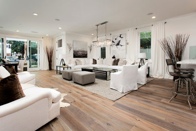 Living room - modern living room idea in Orange County