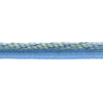 Twisted Rope Cord with Lip, Color# N42 - Coastline Blue [8 Yards]
