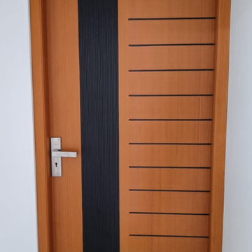 Fibre Bathroom Door Designs In Thrissur, Kerala