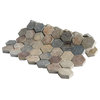 Crag Hex Natural Stone Floor and Wall Tile  (0.88  sqft./each)