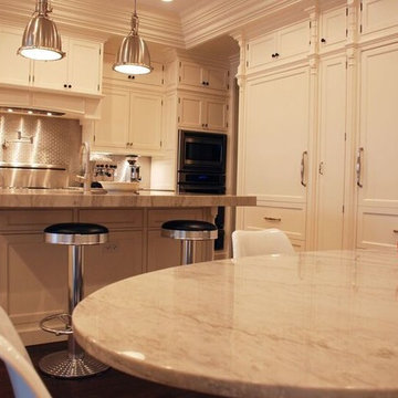 Sea Pearl Quartzite Chicago Kitchen