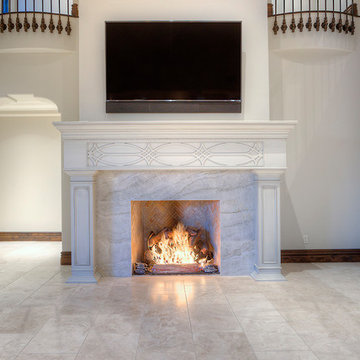 Custom Living Room Fireplace