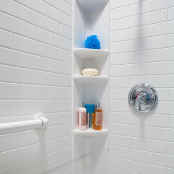 White Tower Caddy with Shaving Stand