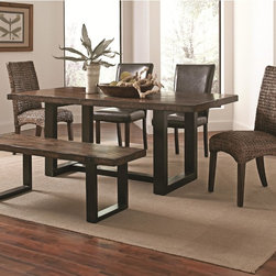 Coaster Westbrook Dining Casual Rustic 6-Piece Mix Match Dining Set - Dining Sets