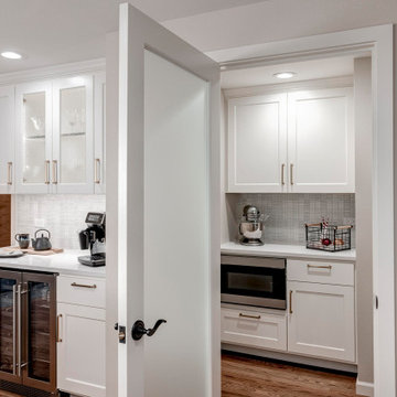 Woodinville Cottage Lake Remodeled Kitchen, Pantry, & Home Bar