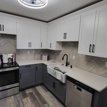 Two-Tone Kitchen Cabinets✨