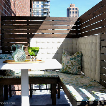 DIY Outdoor Balcony Dining Area Makeover