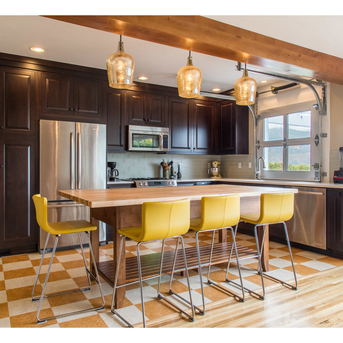 Clean Contemporary Kitchen with Over-the-Top Function