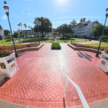 Luxury Hospitality Stamped Concrete