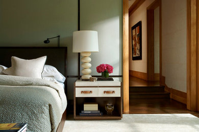 Inspiration for a modern bedroom remodel in Chicago