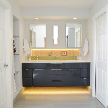 Minimalist Master Bath / Spa
