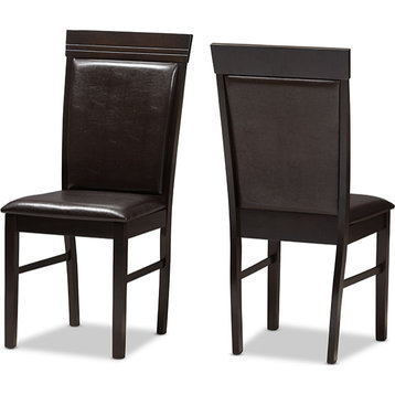 Thea Dining Chair (Set of 2) - Dark Brown