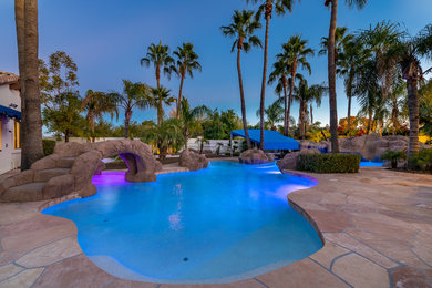Example of a trendy pool design in Phoenix