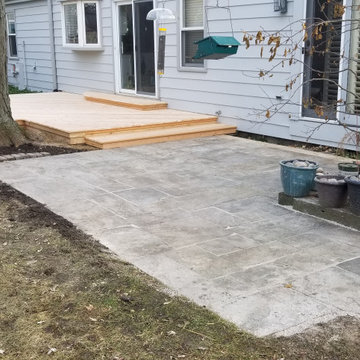 Northbrook Rebuild Existing Cedar Deck