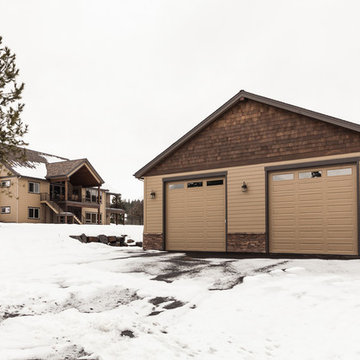 Separate two car garage