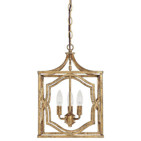 Capital Lighting 9481AG Blakely - 3 Light Dual Mount Foyer