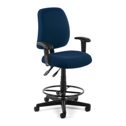 Posture Task Chair with Arms and Drafting Kit - Office Chairs
