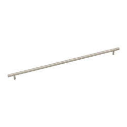 Cosmas - Cosmas 425-480-H-SS Stainless Steel Cabinet Euro Style Bar Pull, Set of 5 - Cabinet And Drawer Handle Pulls