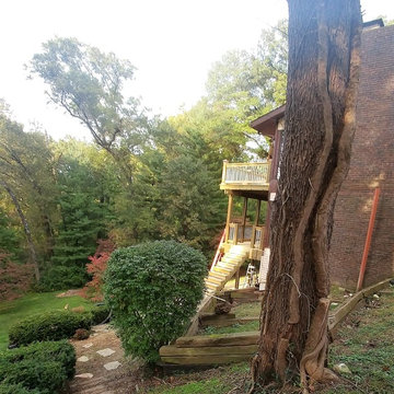 2 Tier Wood Deck