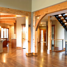 wood floors and trim