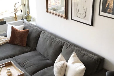Living room - living room idea in New York