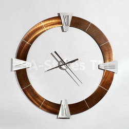 Decoround Roman Clock in Rootbeer - Clocks