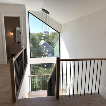Project #139 | Four Story Modern Floating Staircase