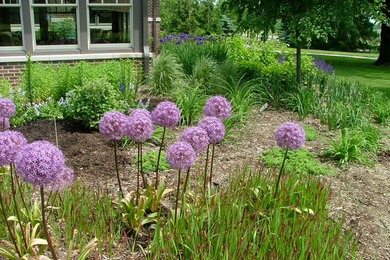 This is an example of a traditional landscaping in Indianapolis.