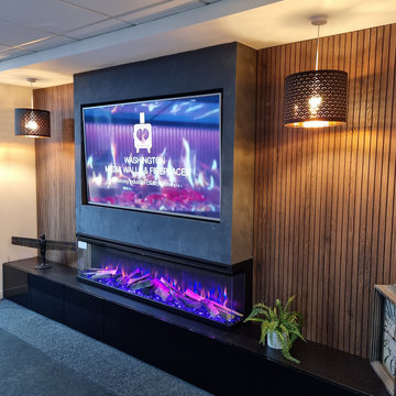 Exclusive Lumiere 1.8m Mediawall Fire