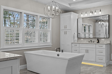 Bathroom - contemporary bathroom idea in Providence