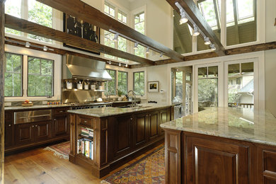 Inspiration for a transitional kitchen remodel in Other