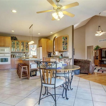Kitchen Install / I was a new home being built we installed all Cabinets