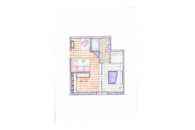 Ristrutturazione: Progettazione d'interni abitativi con variazione planimetrica.