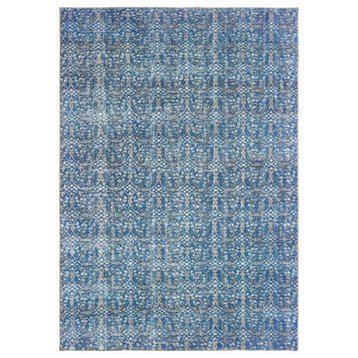Oriental Weavers Sofia Collection Blue/ Brown Floral Indoor Area Rug 7'6"X9'11"