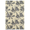 Kaleen Hand-Tufted Pastiche Gray Wool Rug, Gray, 2'x3'